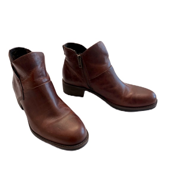 Timberland Women's Beckwith Brown Leather Chelsea Boots Size 7 - Picture 1 of 9